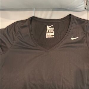 Nike Black V-Neck Tee